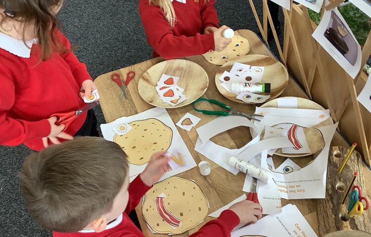 Image of We have been having a great time learning around the story The Big Pancake!
