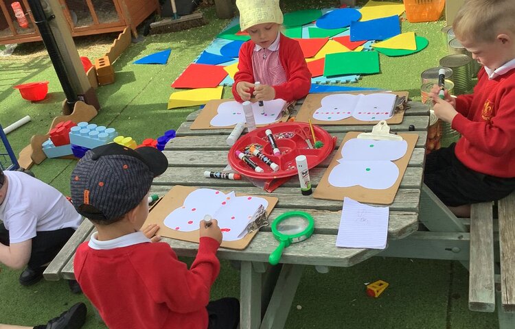 Image of Creating butterflies in the sunshine! 