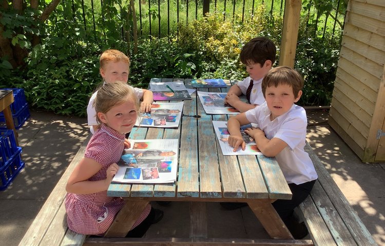 Image of Reading in the sun!