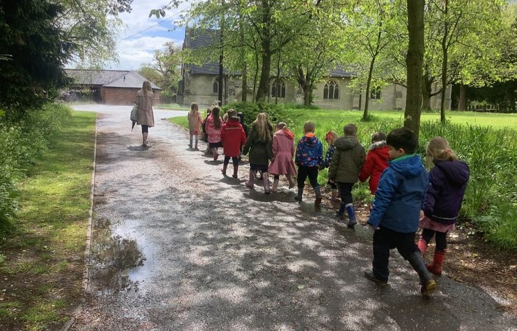 Image of Our mindful walk!