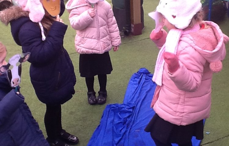 Image of Role playing the story of The Gingerbread Man! 