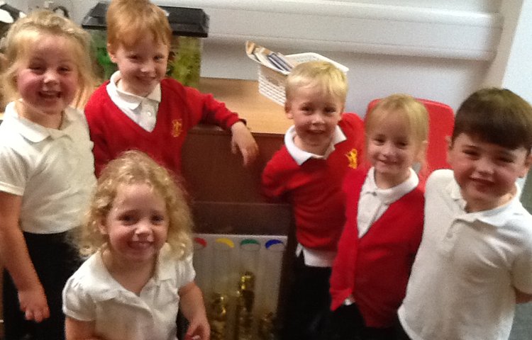 Image of This weeks Class One five-times readers!
