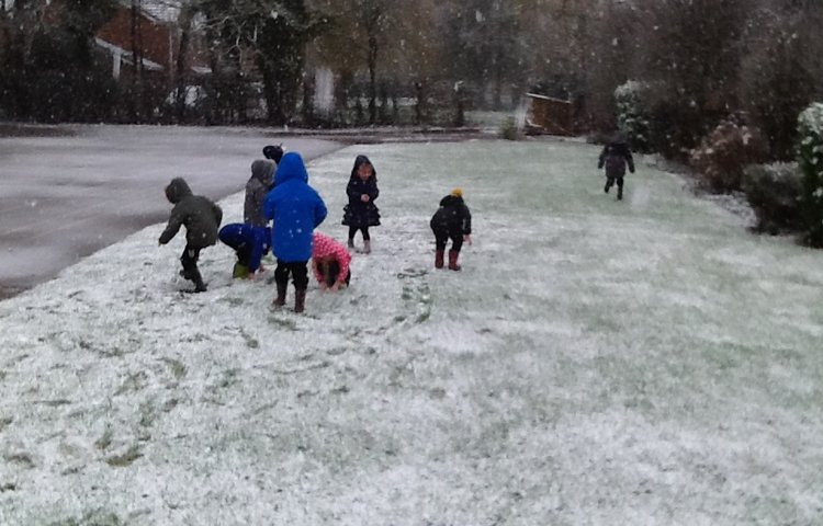 Image of We enjoyed playing in the snow!