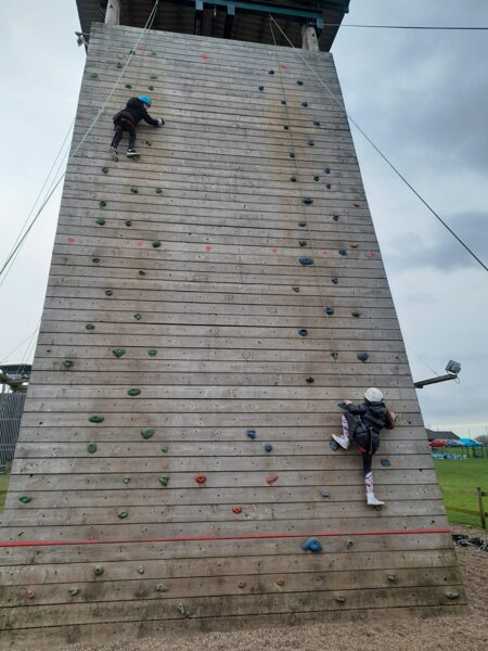 Image of Having fun climbing