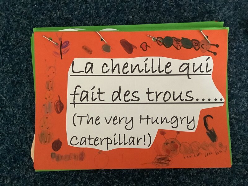 Image of A very hungry caterpillar… in french