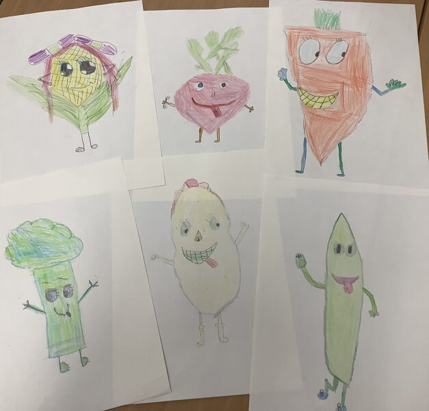 Image of Vegetable characters