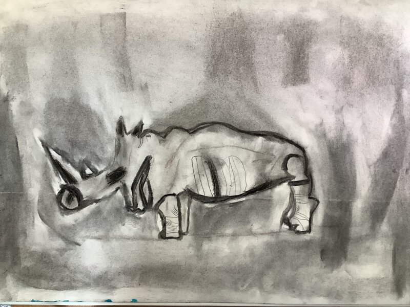 Image of Charcoal Final Pieces