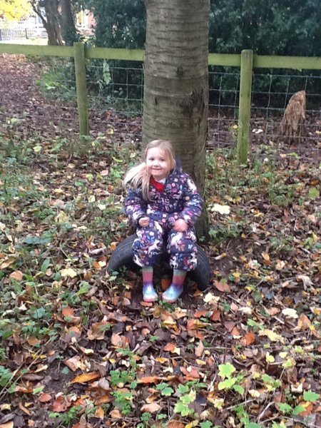 Image of Mindful moments in forest school! 